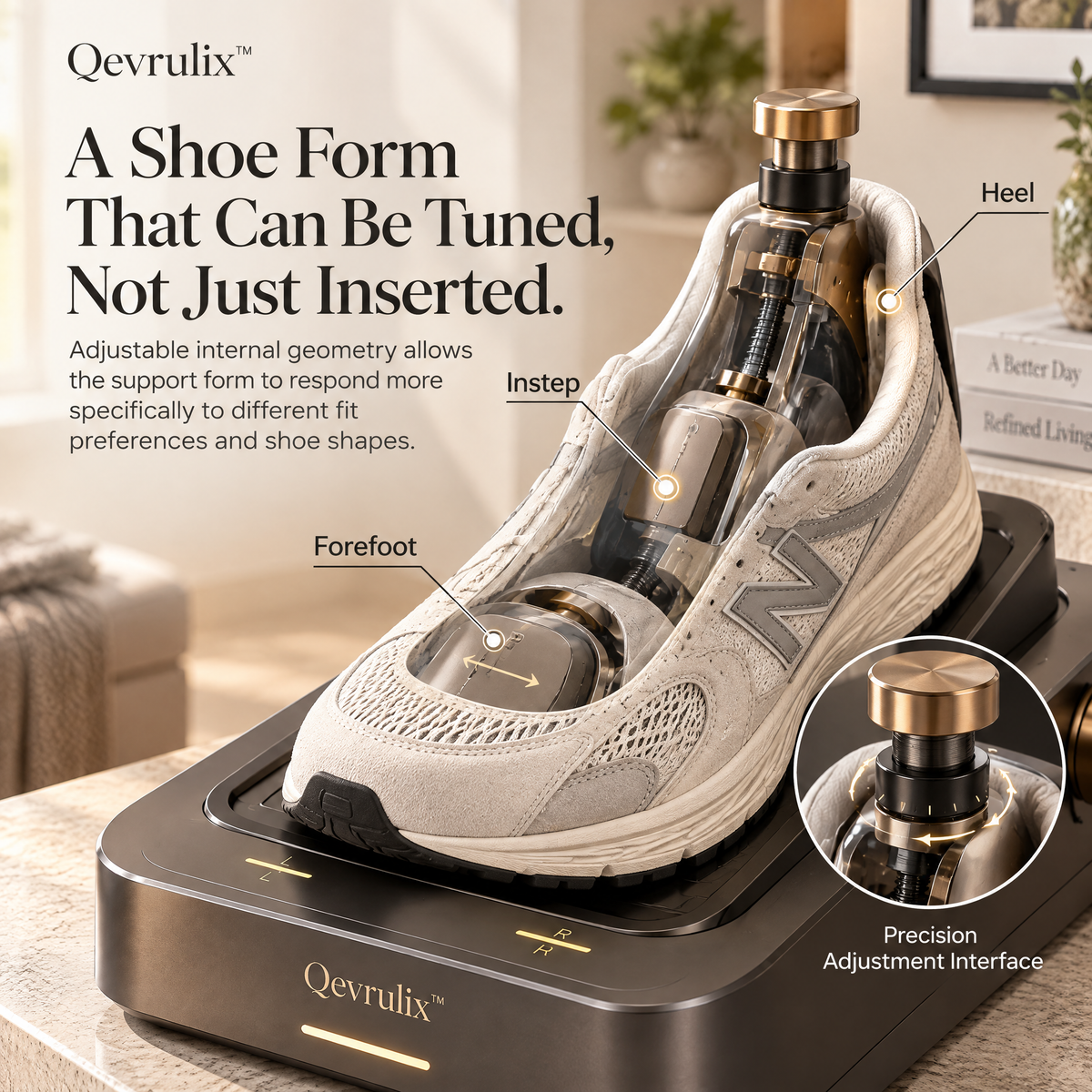 Qevrulix™ Dynamic Shoe Fit Platform