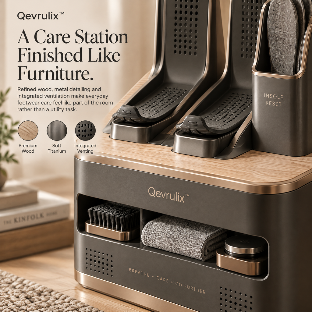 Qevrulix™ Footwear Reset Valet