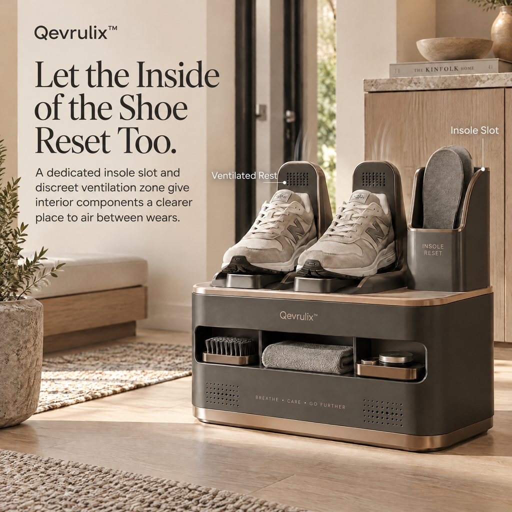Qevrulix™ Footwear Reset Valet