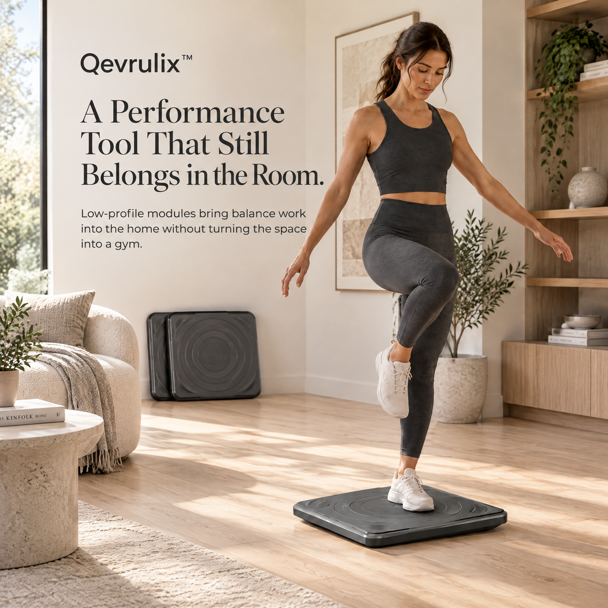 Qevrulix™  Reactive Balance Floor Tile