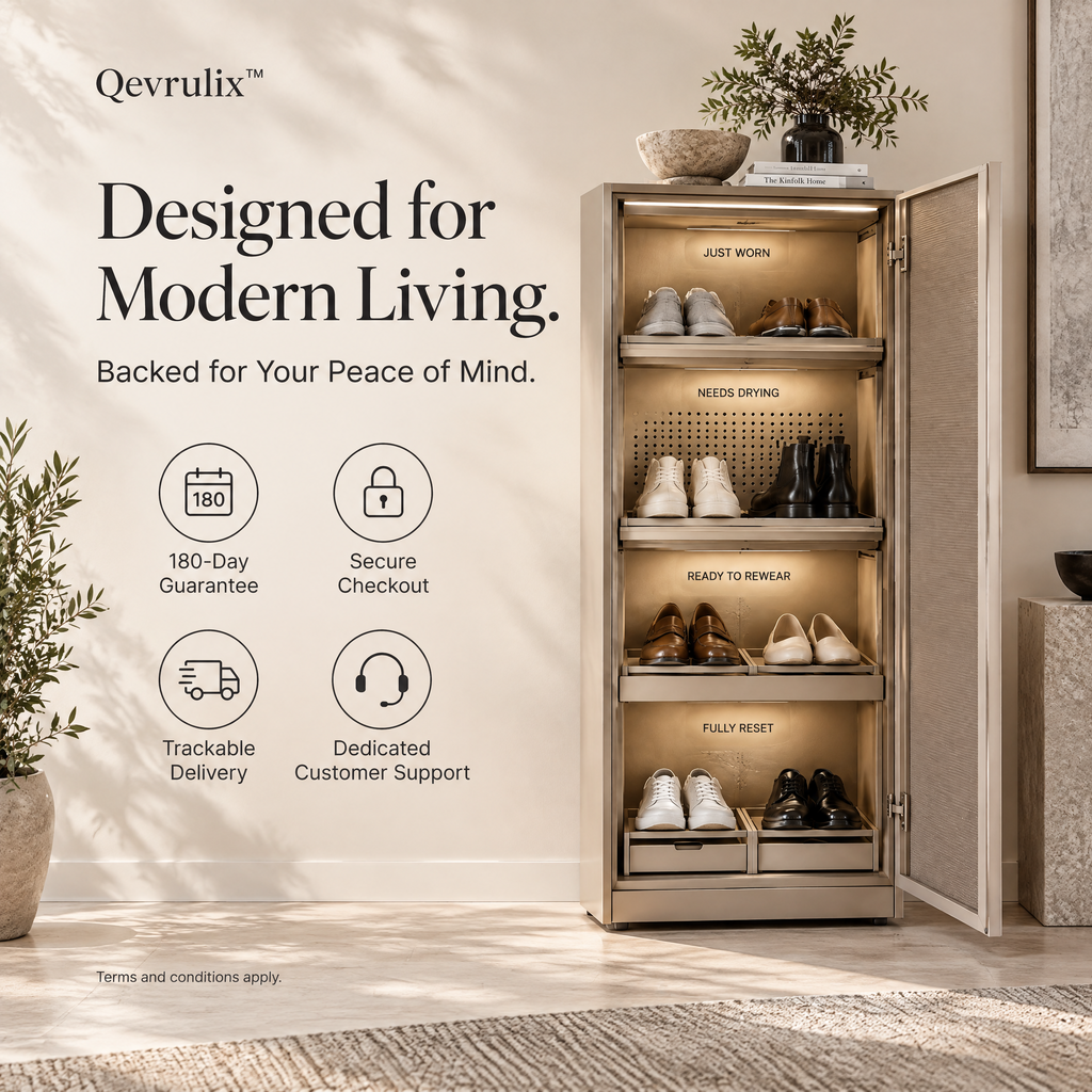 Qevrulix™  Shoe Transition Cabinet