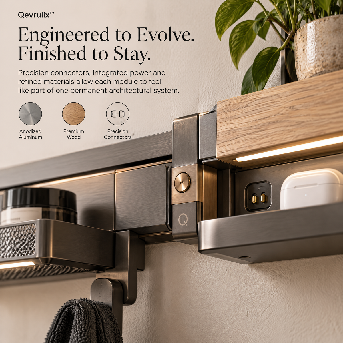 Qevrulix™ Modular Home Performance Rail