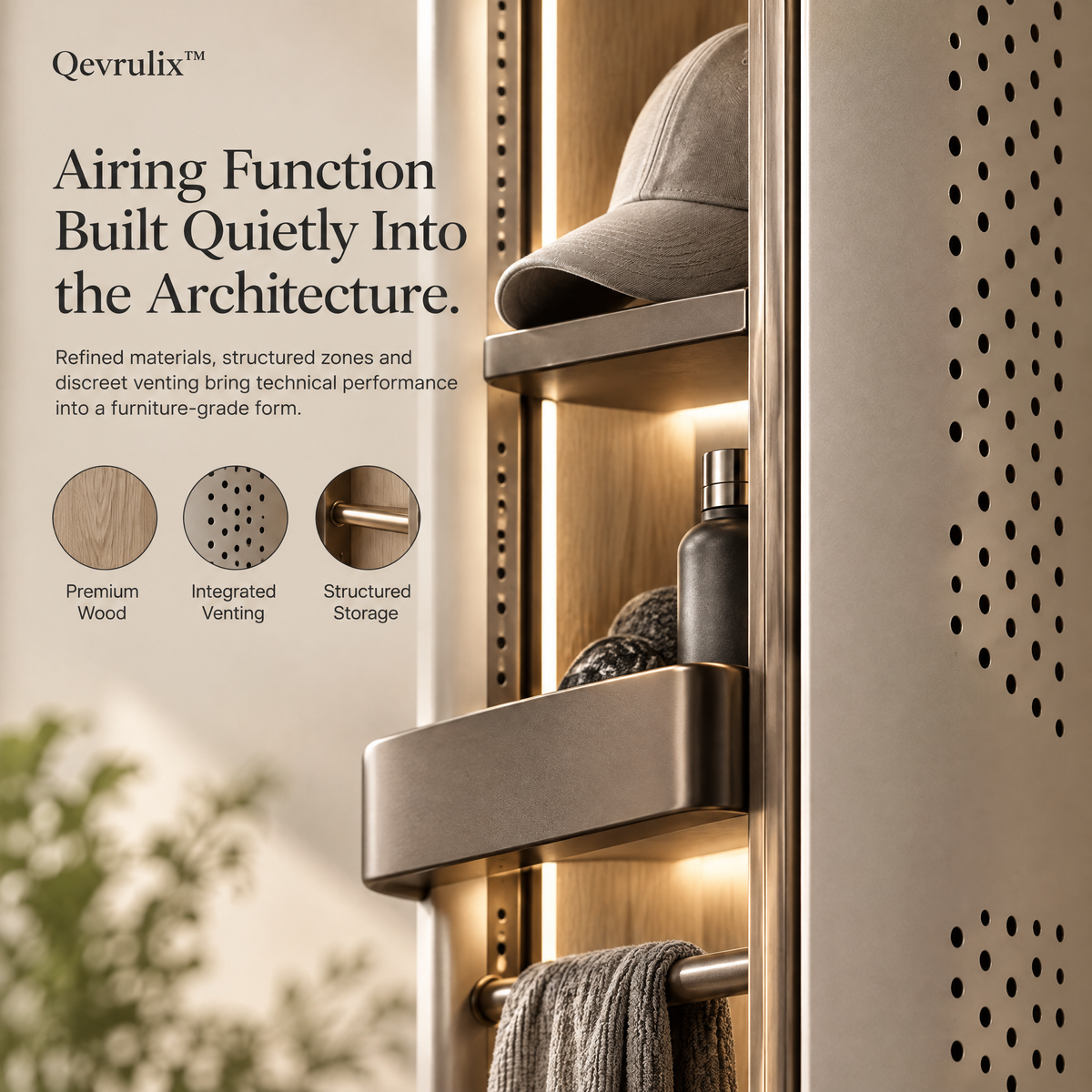 Qevrulix™ Athletic Gear Airing Column