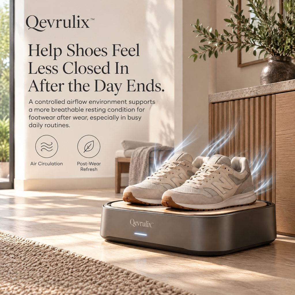 Qevrulix™ Smart Entry Shoe Climate Dock