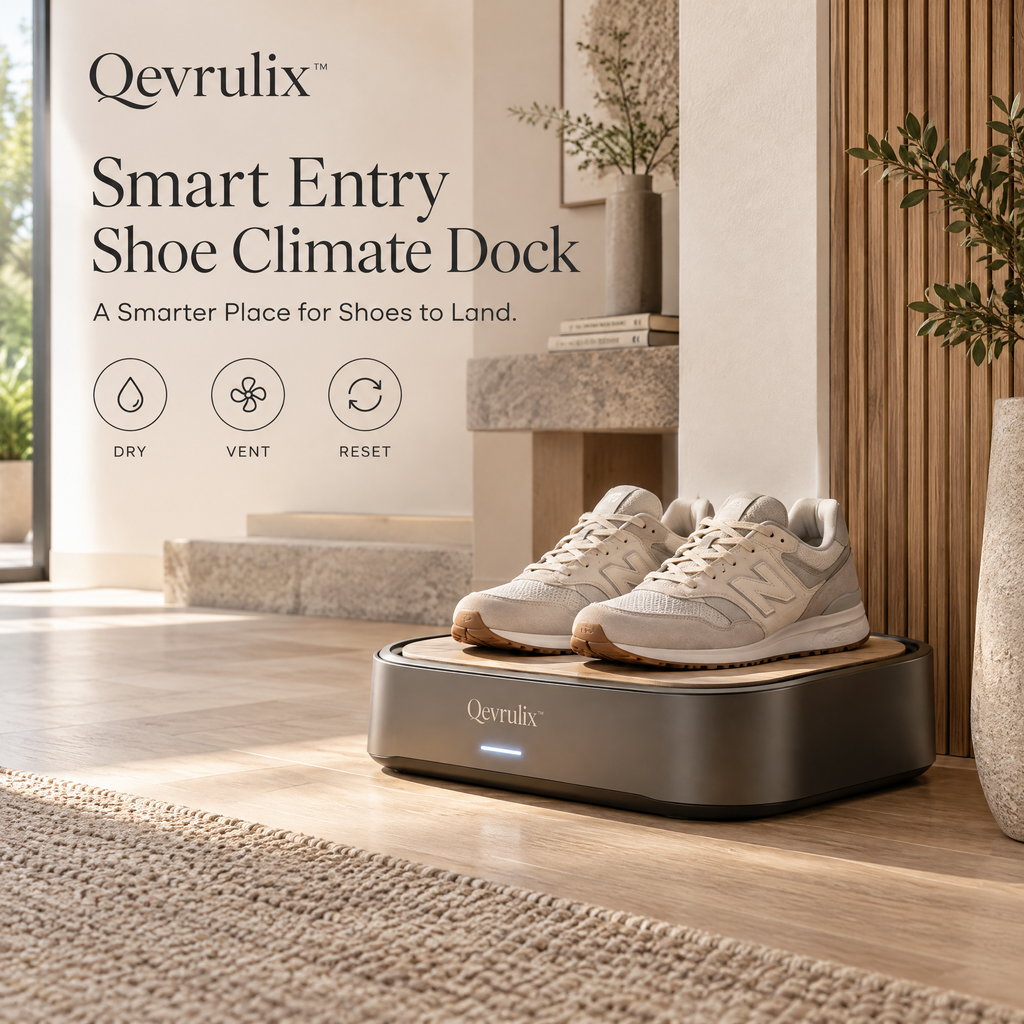 Qevrulix™ Smart Entry Shoe Climate Dock