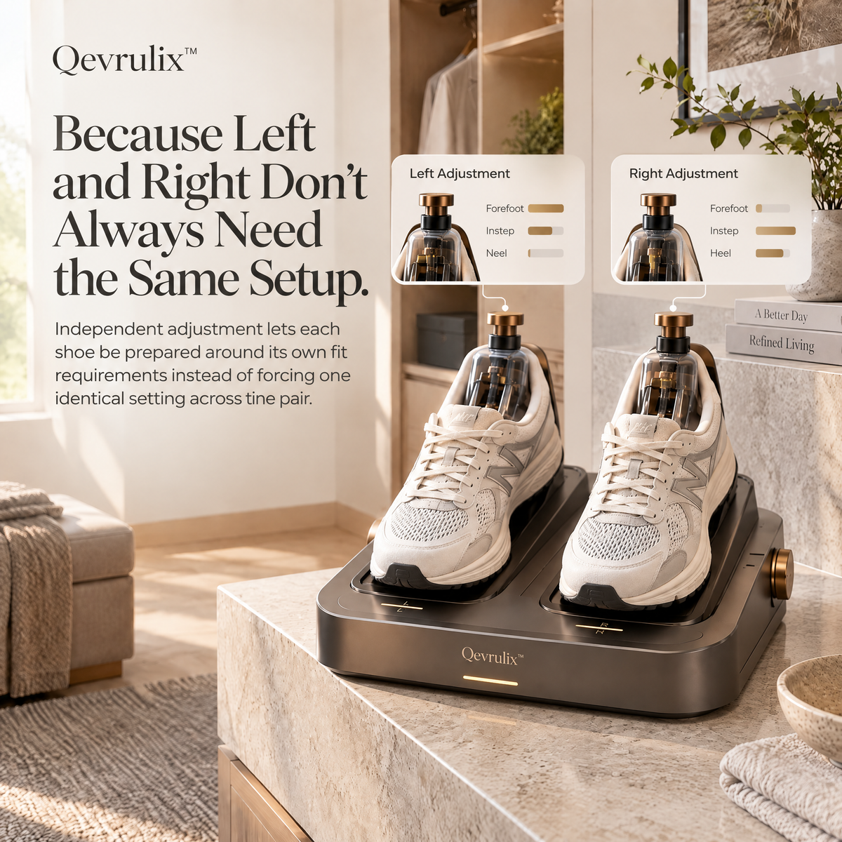 Qevrulix™ Dynamic Shoe Fit Platform