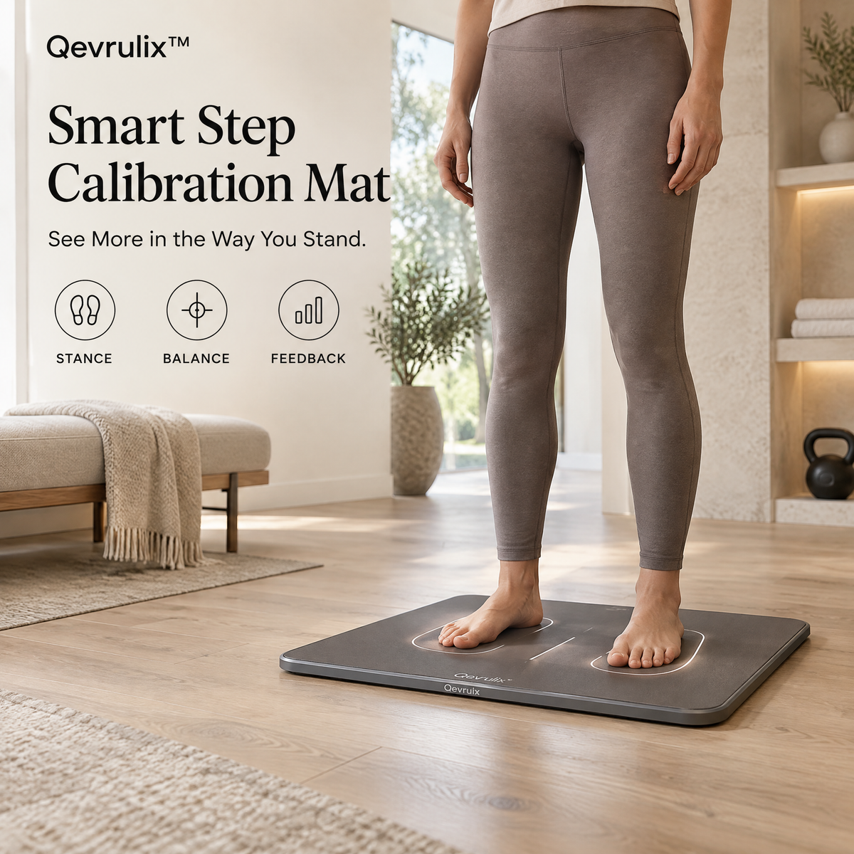 Qevrulix™ Smart Step Calibration Mat