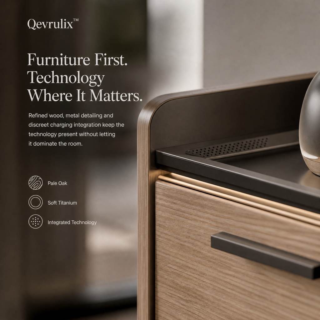 Qevrulix™ Motion-Charging Shoe Cabinet