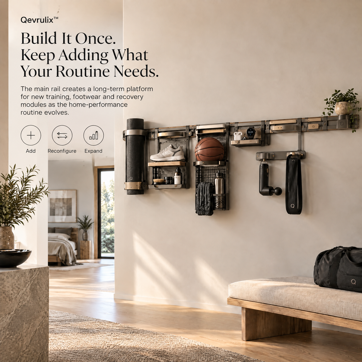 Qevrulix™ Modular Home Performance Rail