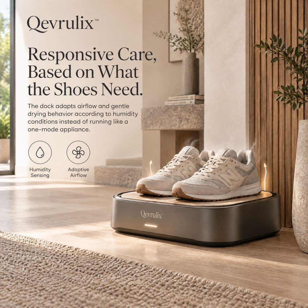 Qevrulix™ Smart Entry Shoe Climate Dock