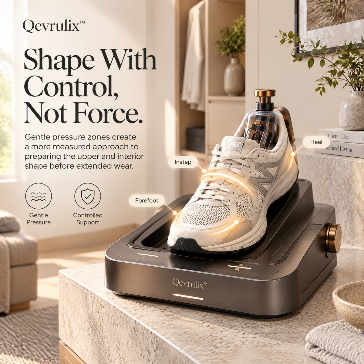Qevrulix™ Dynamic Shoe Fit Platform