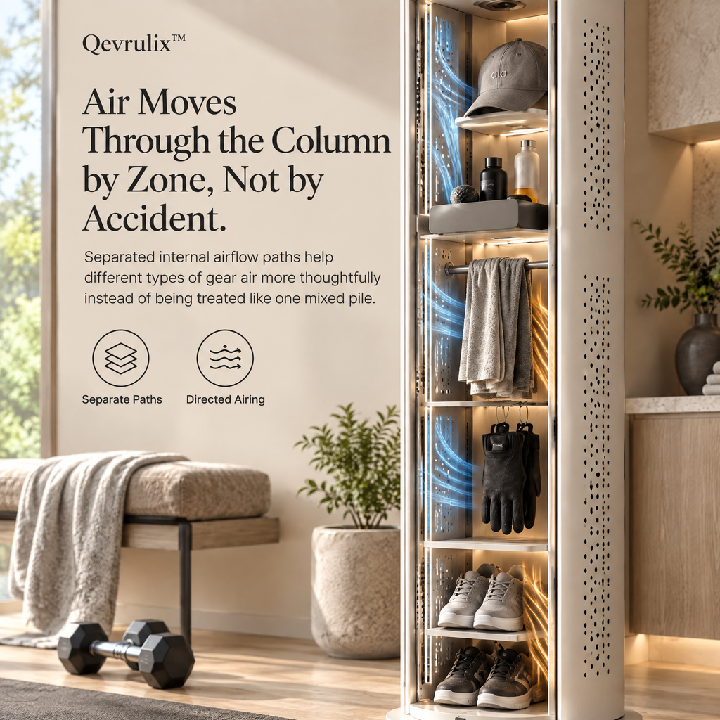 Qevrulix™ Athletic Gear Airing Column