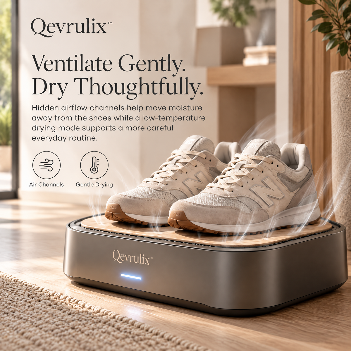 Qevrulix™ Smart Entry Shoe Climate Dock