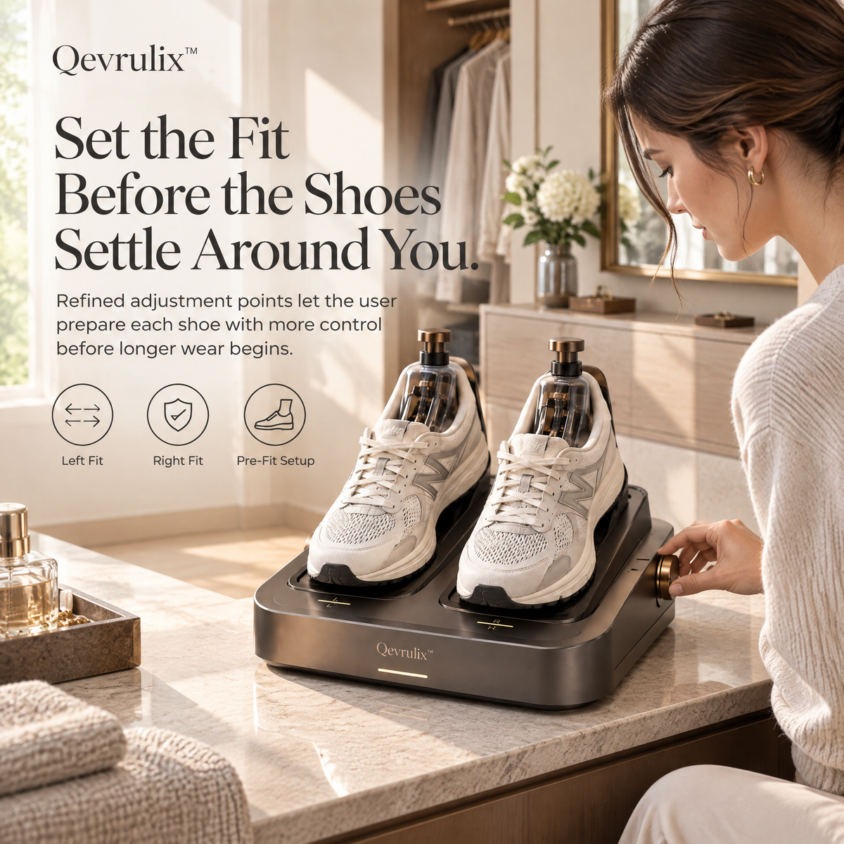 Qevrulix™ Dynamic Shoe Fit Platform